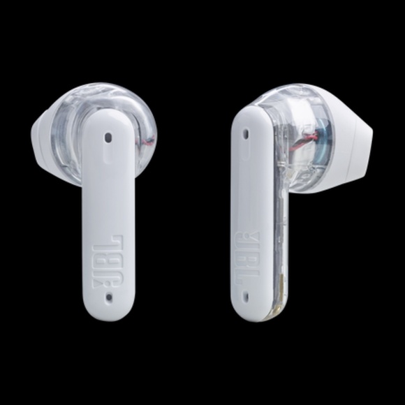 JBL Tune Flex 2,Ghost Edition Earbud Noise-Cancelling Bluetooth Earphones -White - Picture 3 of 10